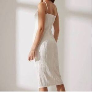 RIHOAS The Water Ripple Textured Cami Dress - size M